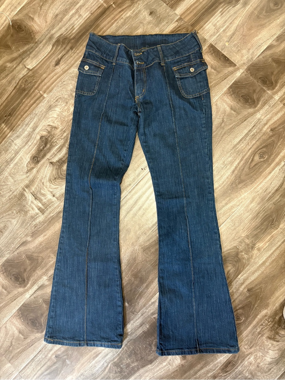 Low rise Dark Blue Women's Bootcut Jeans